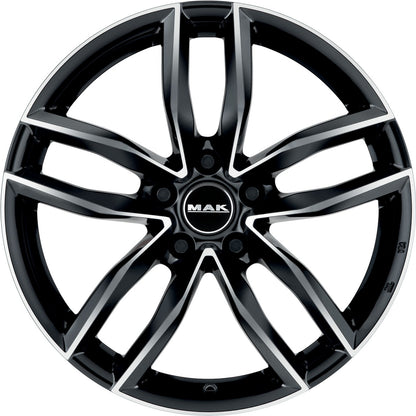 Mak Sarthe black mirror 8x18 ET42 - LK5/112 ML66.45