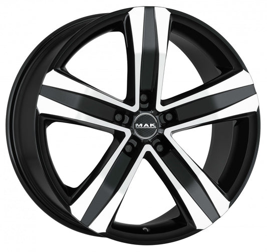 Mak Stone 5 black mirror 7.5x18 ET50 - LK5/160 ML65.1