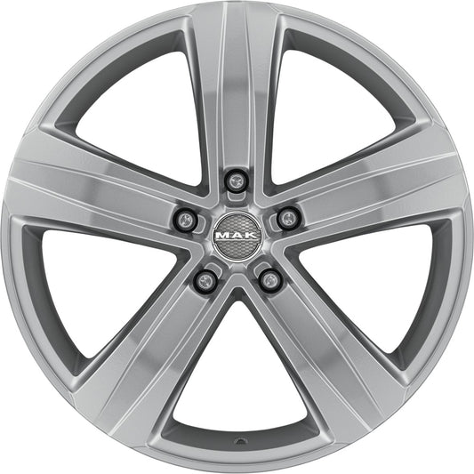 Mak Stone 5 silver 7.5x18 ET50 - LK5/160 ML65.1