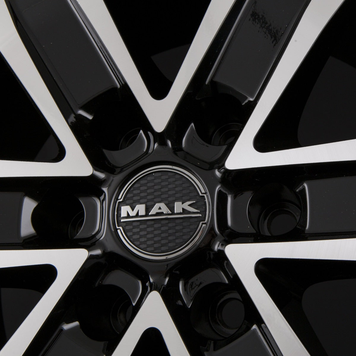 Mak Stone 6 black mirror Alufelge 8x18 Zoll ET45 LK 6x114.3 ML66.1 – Bild 6