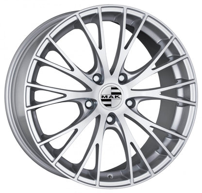 Mak Rennen silver 8x18 ET39 - LK5/112 ML66.45