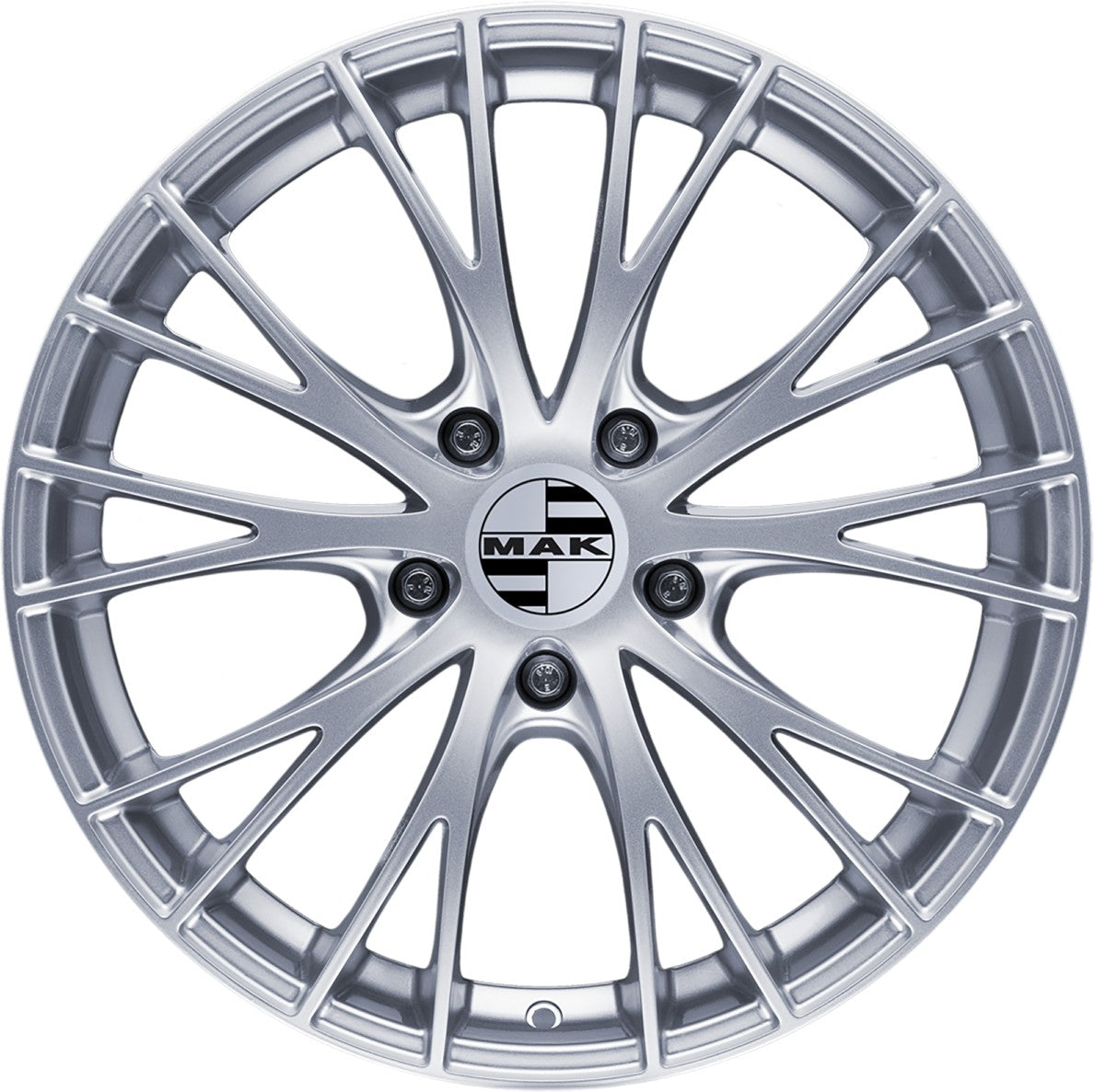 Mak Rennen silver 8x19 ET50 - LK5/112 ML57.1