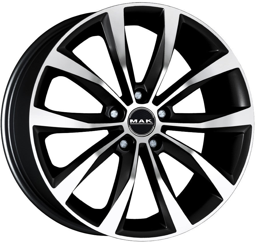 Mak Wolf black mirror Alufelge 8x20 Zoll ET48 LK 5x100 ML56.1