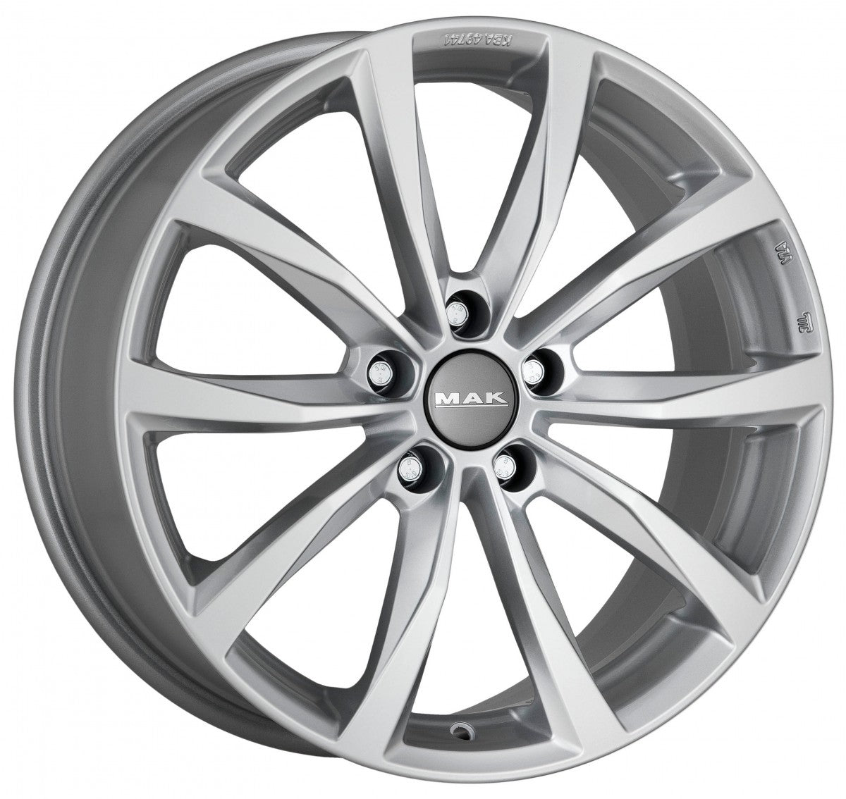 Mak Wolf silver 6.5x16 ET45 - LK5/114.3 ML67.1