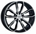 Mak 24H-FF black mirror Alufelge 10x20 Zoll ET19 LK 5x112 ML66.45