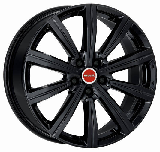 Mak Birmingham gloss black 9.5x22 ET35 - LK5/120 ML72.6