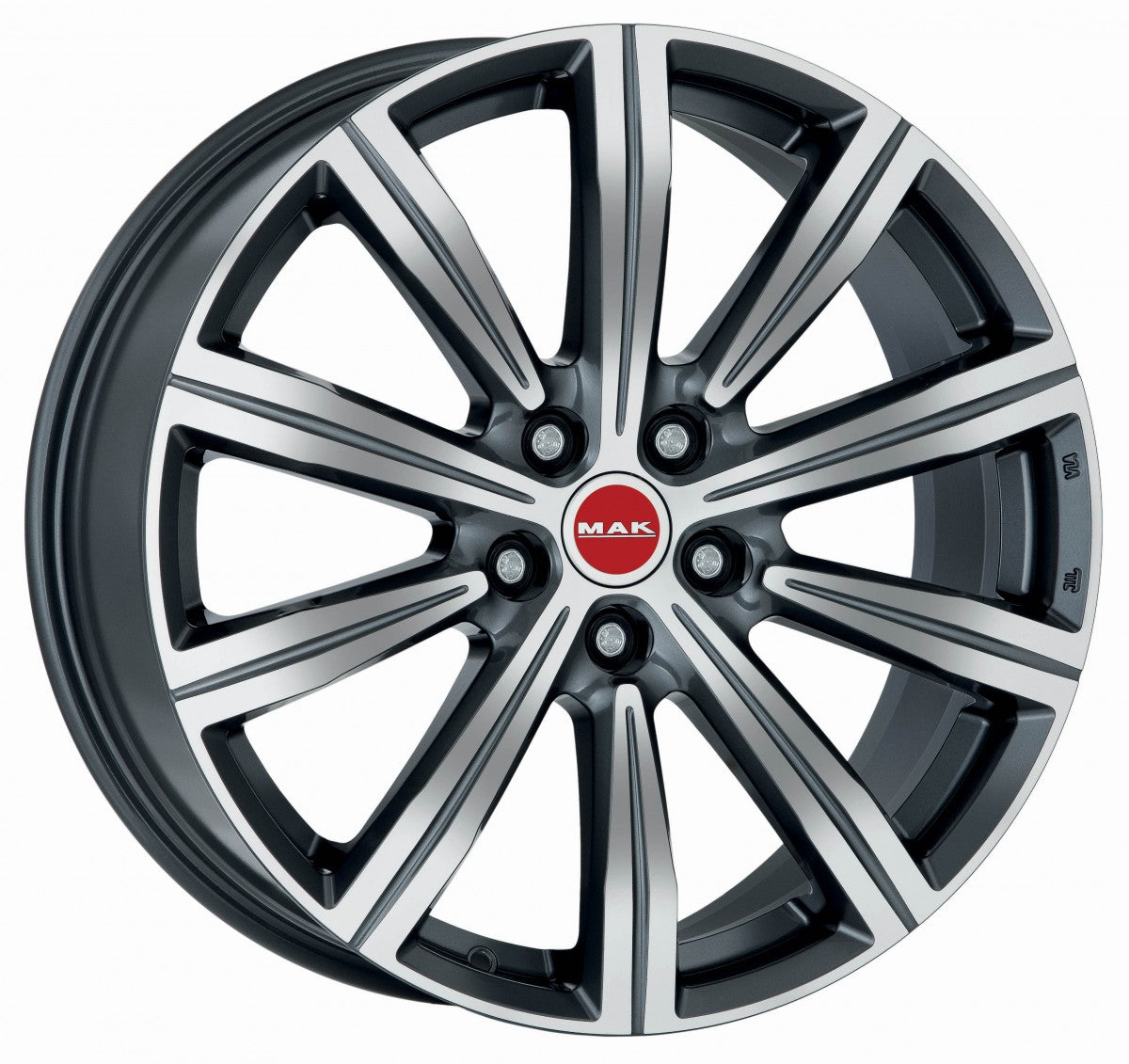 Mak Birmingham gun metallic mirror 9.5x22 ET31 - LK5/112 ML66.45