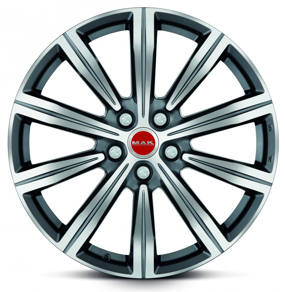 Mak Birmingham gun metallic mirror 9.5x22 ET31 - LK5/112 ML66.45