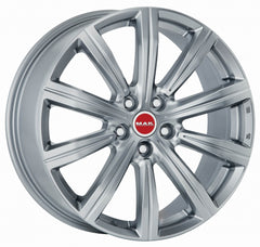 Mak Birmingham silver Alufelge 9.5x22 Zoll ET31 LK 5x112 ML66.45