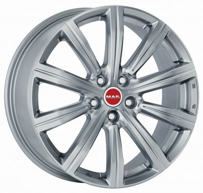 Mak Birmingham silver 9.5x22 ET31 - LK5/112 ML66.45