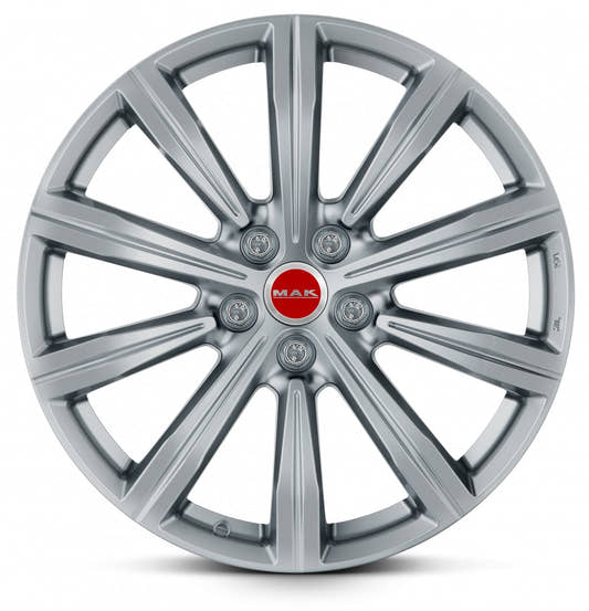 Mak Birmingham silver Alufelge 9.5x22 Zoll ET31 LK 5x112 ML66.45