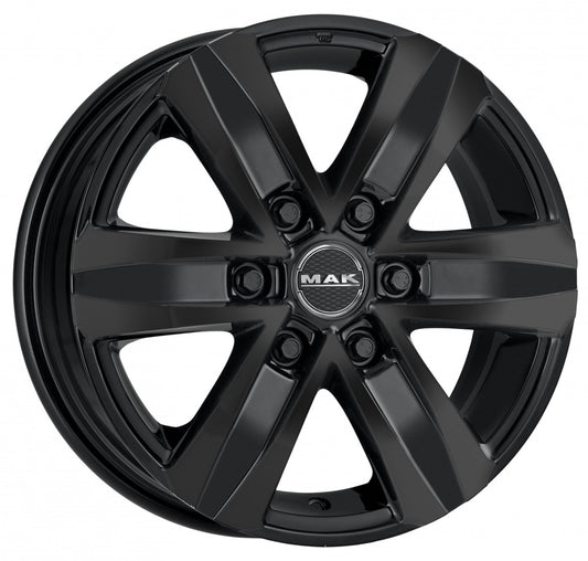 Mak Stone 6 gloss black 8x18 ET30 - LK6/139.7 ML100.1