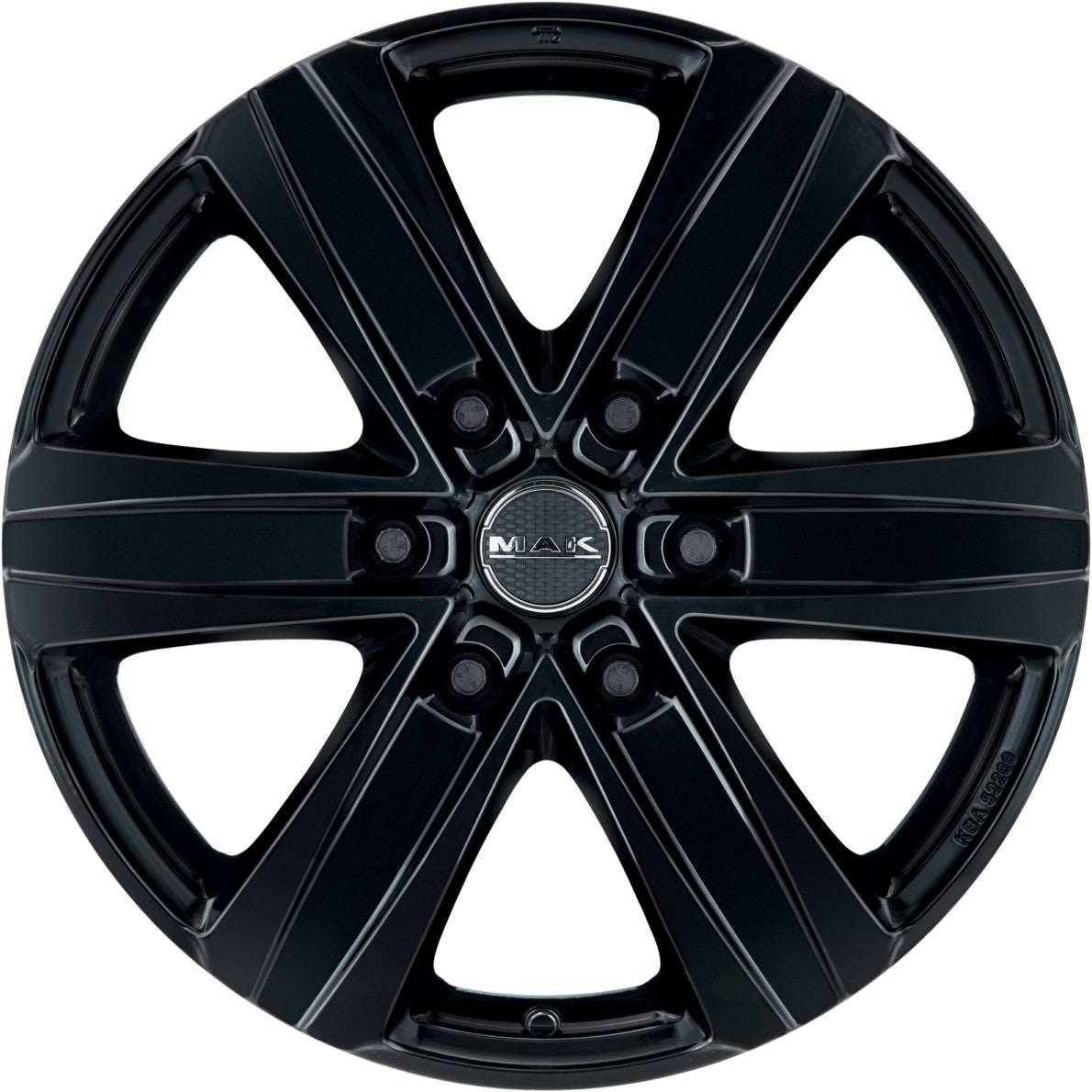 Mak Stone 6 gloss black 8.5x20 ET20 - LK6/139.7 ML106.1