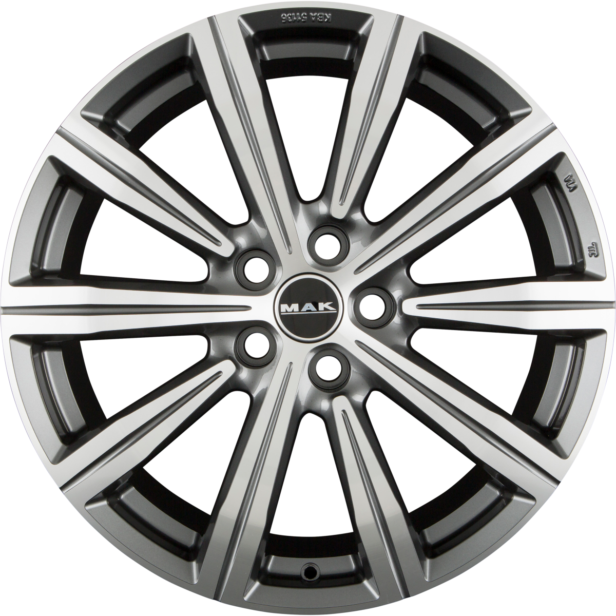 Mak Birmingham gloss black Alufelge 8.5x20 Zoll ET29 LK 5x112 ML66.6 – Bild 3