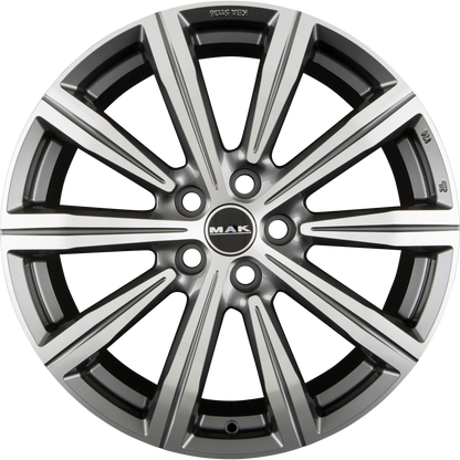 Mak Birmingham gloss black Alufelge 8.5x20 Zoll ET29 LK 5x112 ML66.6 – Bild 3