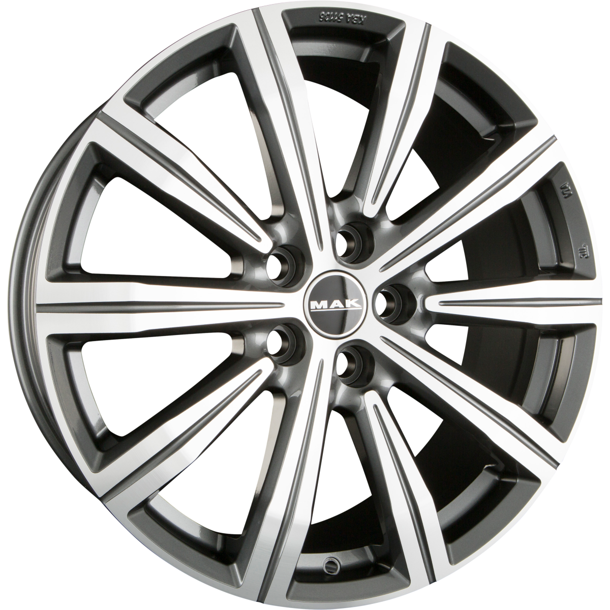 Mak Birmingham gloss black Alufelge 8.5x20 Zoll ET29 LK 5x112 ML66.6 – Bild 4
