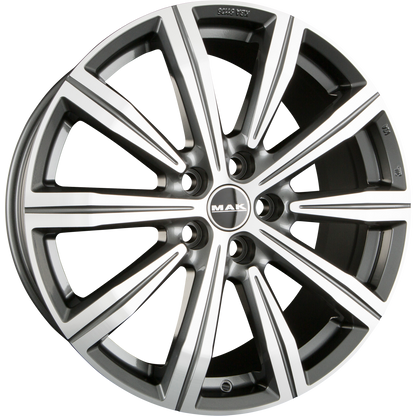 Mak Birmingham gloss black Alufelge 8.5x20 Zoll ET29 LK 5x112 ML66.6 – Bild 4