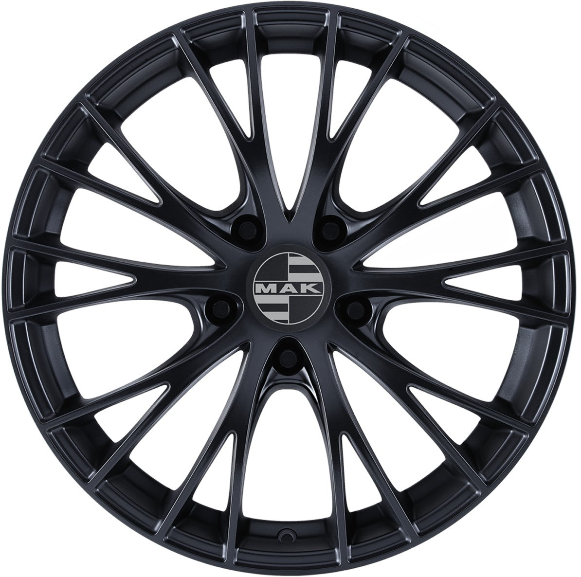 Mak Rennen matt black 9x19 ET44.5 - LK5/110 ML65.1