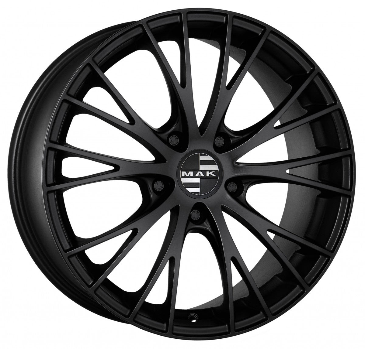 Mak Rennen matt black 8.5x19 ET52 - LK5/130 ML71.6