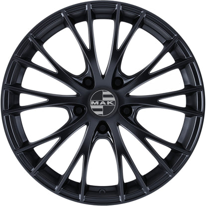 Mak Rennen matt black 9.5x19 ET64 - LK5/130 ML71.6