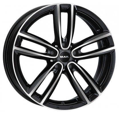 Mak Oxford black mirror 7x16 ET52 - LK5/112 ML66.6