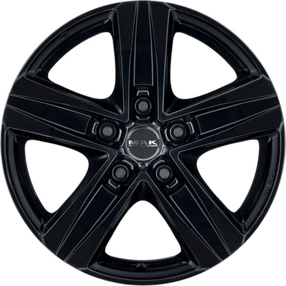 Mak Stone 5 gloss black 7.5x18 ET50 - LK5/127 ML71.6