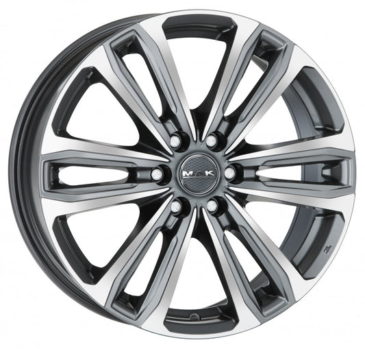Mak Safari 6 gun metallic mirror 7.5x17 ET25 - LK6/139.7 ML106.2
