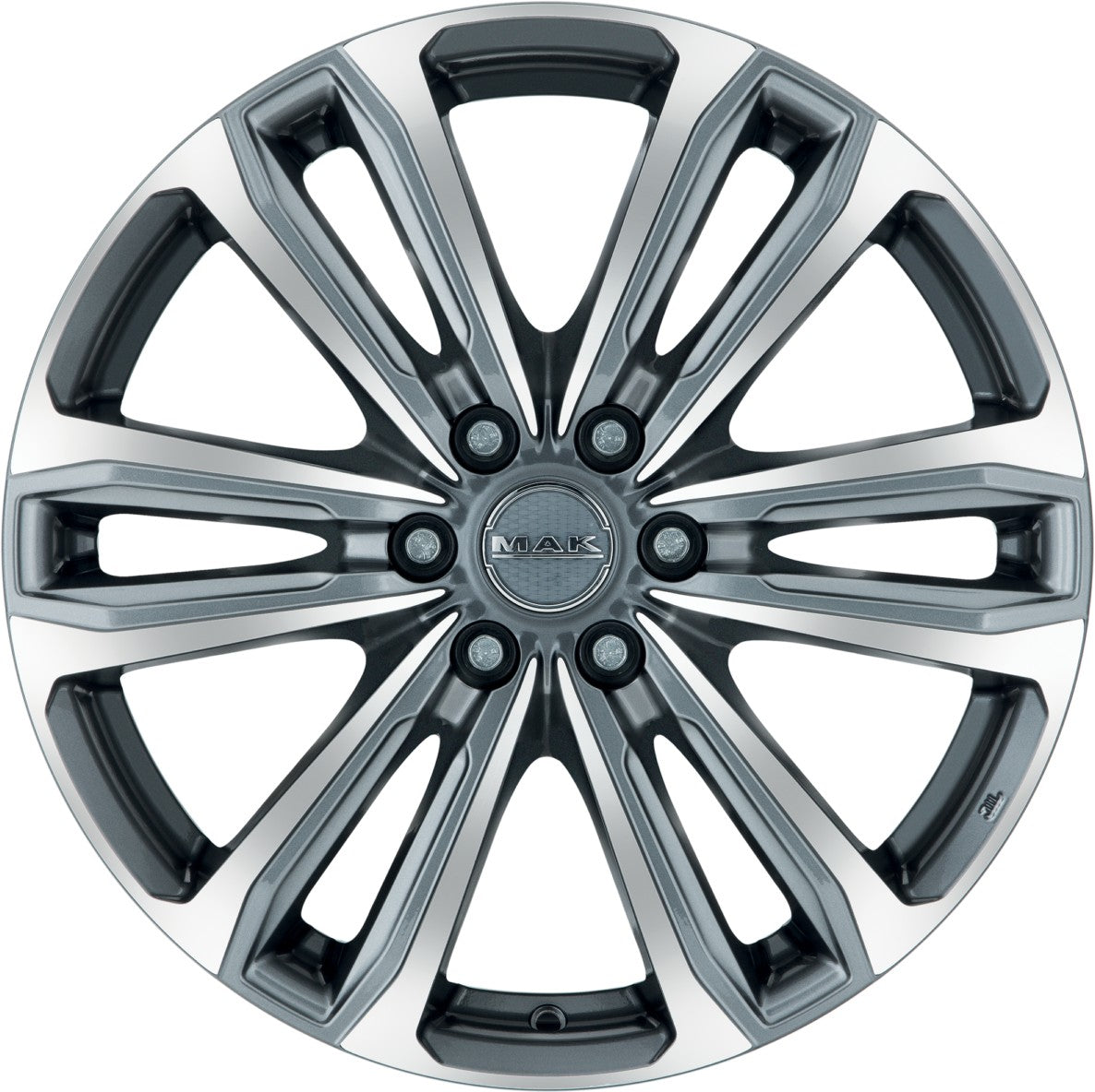 Mak Safari 6 gun metallic mirror 7.5x17 ET25 - LK6/139.7 ML106.2