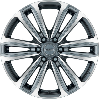 Mak Safari 6 gun metallic mirror 7.5x17 ET25 - LK6/139.7 ML106.2