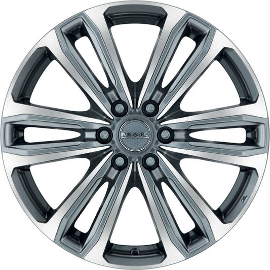 Mak Safari 6 gun metallic mirror 7.5x17 ET45 - LK6/114.3 ML66.1