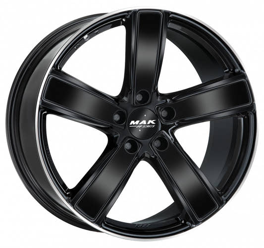Mak Turismo-D-FF gloss black mirror ring Alufelge 10x21 Zoll ET50 LK 5x130 ML71.6