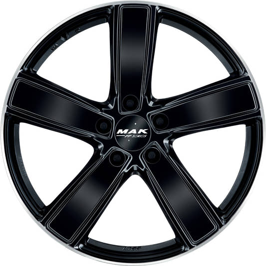 Mak Turismo-D-FF gloss black mirror ring Alufelge 10x21 Zoll ET50 LK 5x130 ML71.6 – Bild 2