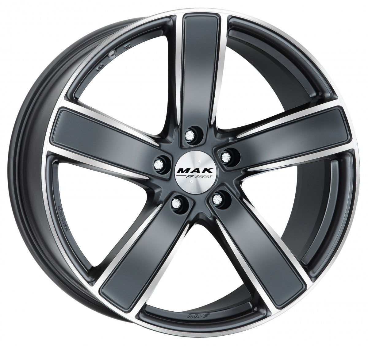 Mak Turismo-D-FF gun metallic mirror 10x21 ET19 - LK5/112 ML66.45