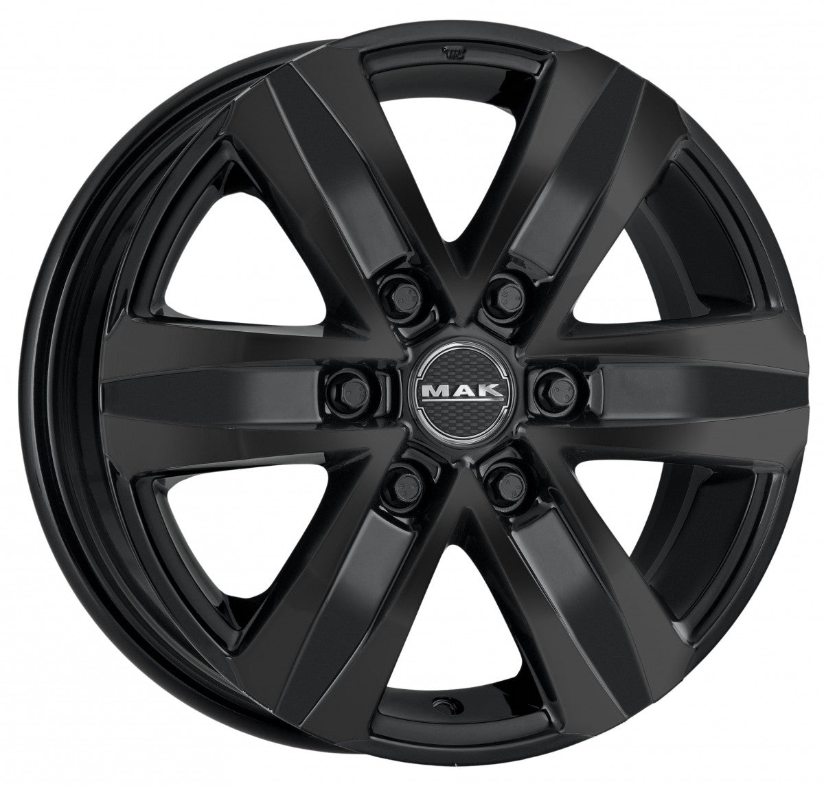 Mak Stone 6 gloss black 8.5x20 ET45 - LK6/114.3 ML66.1