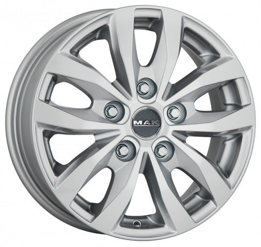 Mak Load 5 silver 7x17 ET51 - LK5/112 ML66.6