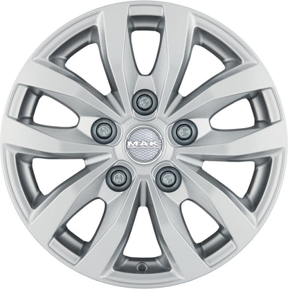 Mak Load 5 silver 7x17 ET66 - LK5/130 ML89.1