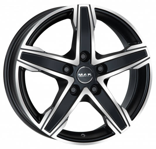 Mak King 5 ice black 7.5x17 ET55 - LK5/160 ML65.1
