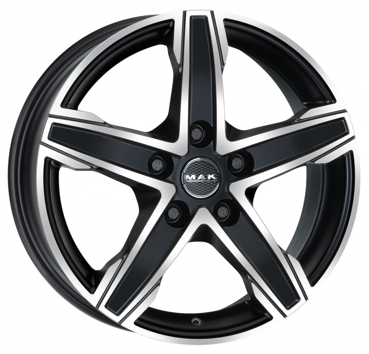 Mak King 5 ice black 7.5x17 ET55 - LK5/160 ML65.1
