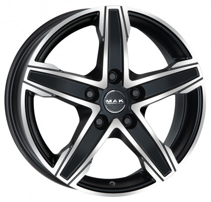 Mak King 5 ice black 7.5x17 ET55 - LK5/160 ML65.1