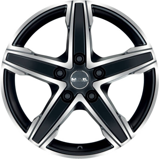 Mak King 5 ice black 7.5x17 ET55 - LK5/160 ML65.1