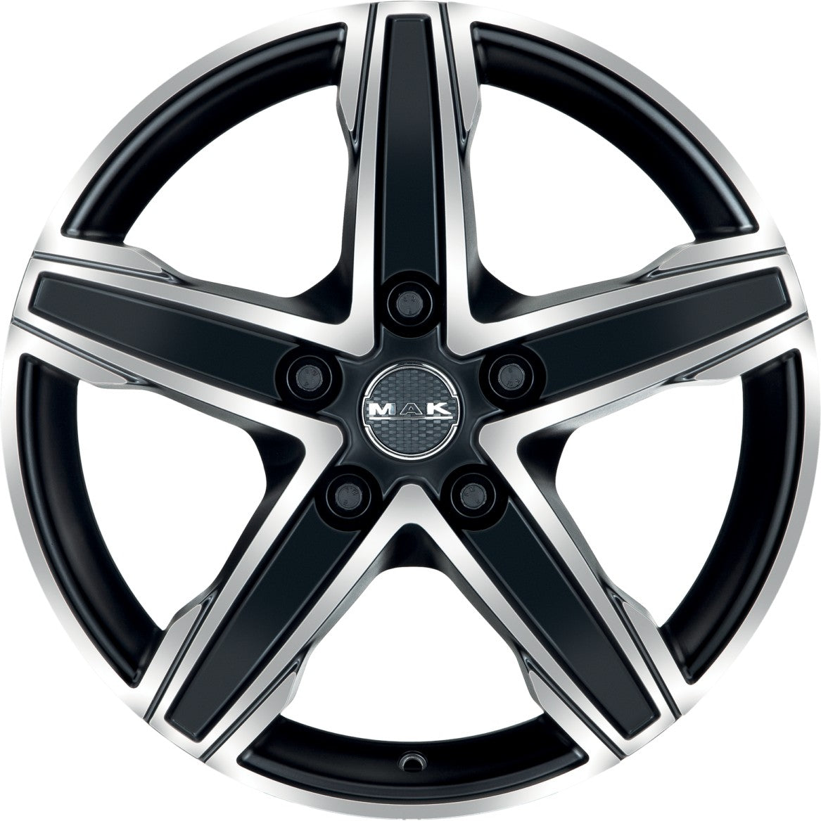 Mak King 5 ice black 7.5x17 ET55 - LK5/160 ML65.1