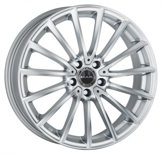 Mak Komet silver 7.5x17 ET40 - LK5/112 ML66.6
