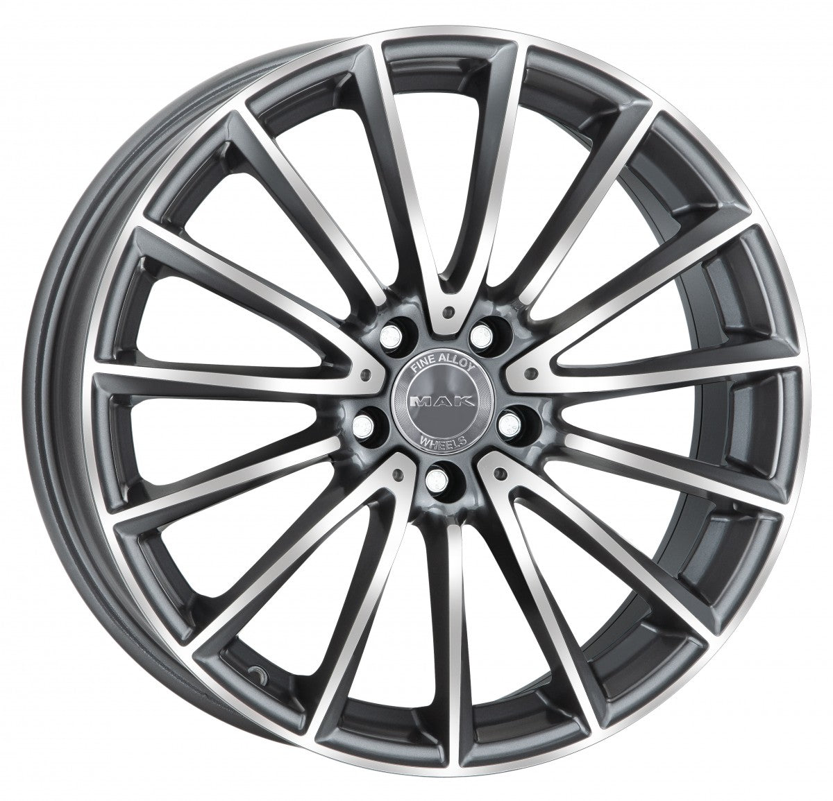 Mak Komet gun metallic mirror 8x18 ET48 - LK5/112 ML66.6