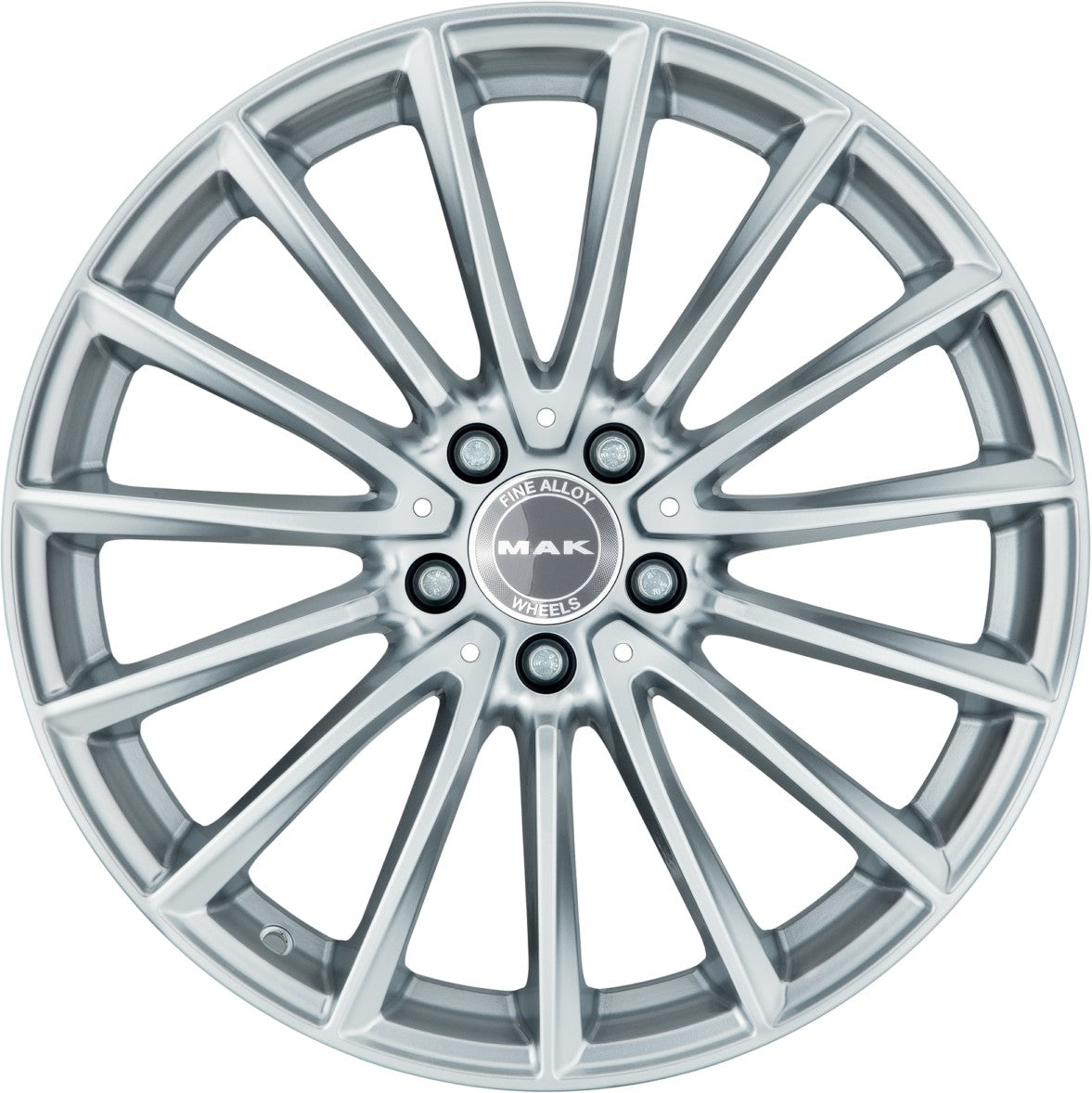 Mak Komet silver 8x19 ET33 - LK5/112 ML66.6