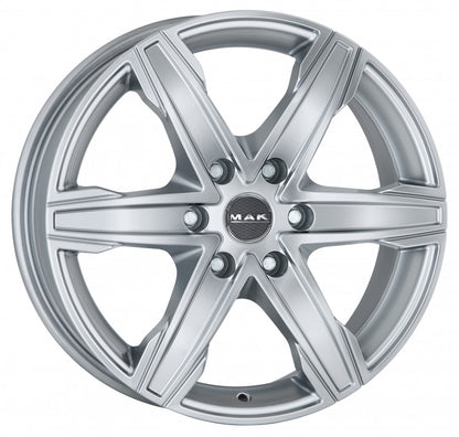 Mak King 6 silver 9x20 ET47 - LK6/114.3 ML66.1