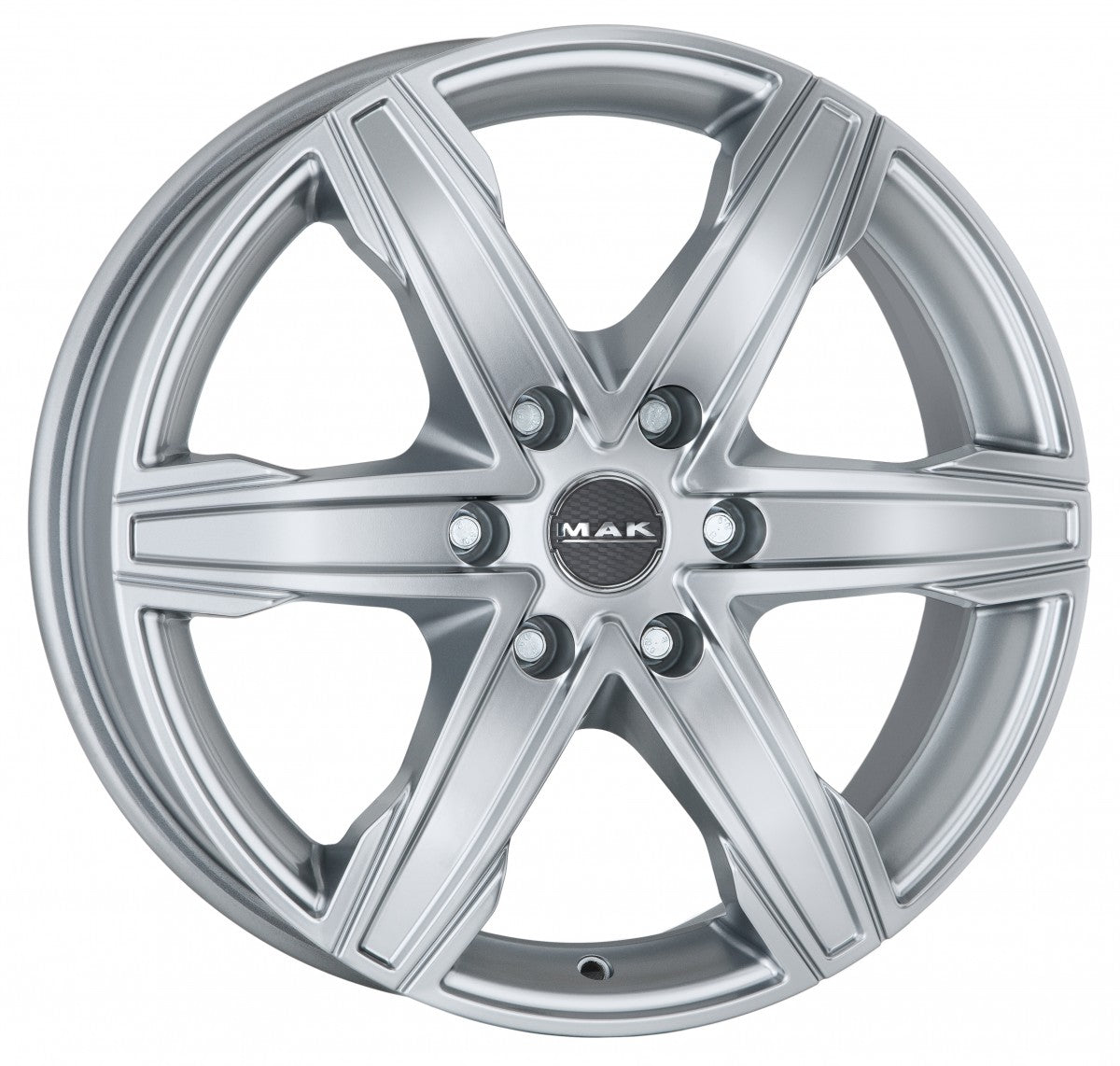 Mak King 6 silver 7.5x17 ET45 - LK6/114.3 ML66.1