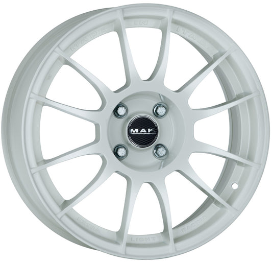 Mak XLR gloss white 7x17 ET42 - LK4/108 ML63.4