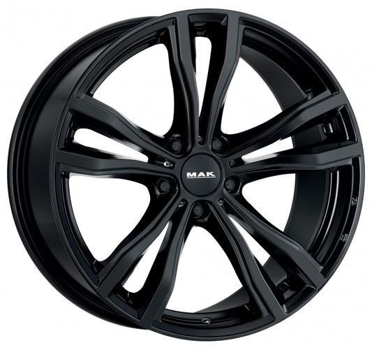 Mak X-Mode gloss black 10.5x20 ET40 - LK5/112 ML66.6
