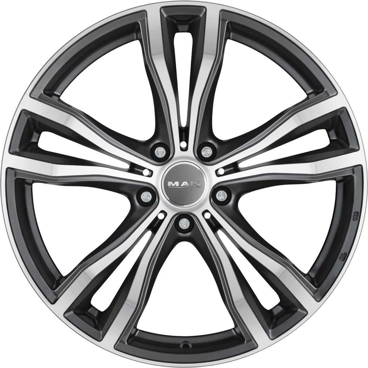 Mak X-Mode gun metallic mirror 10.5x20 ET40 - LK5/112 ML66.6