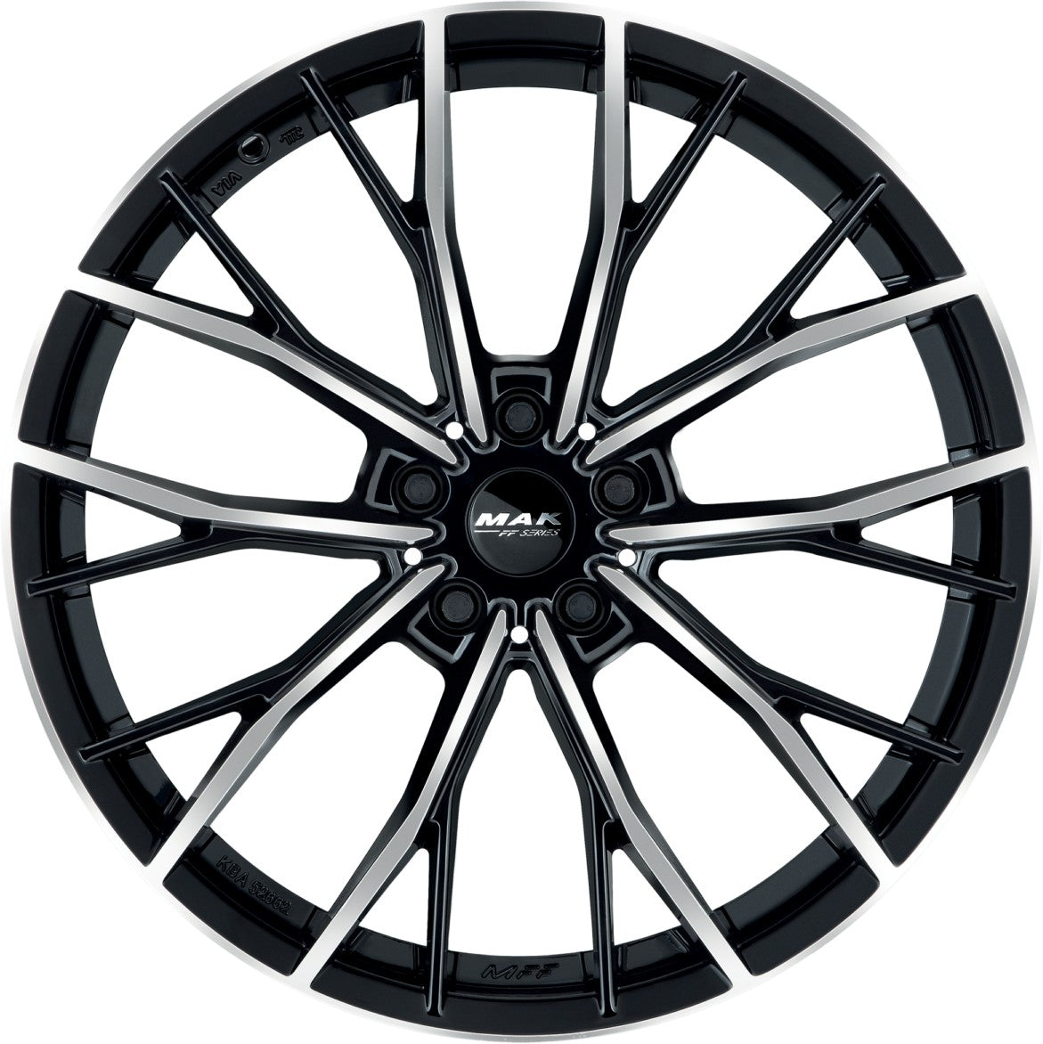 Mak Prime-D-FF black mirror 9x20 ET35 - LK5/120 ML72.6